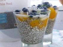 Chía con bluberries